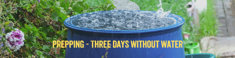 water barrel being filled with rain water