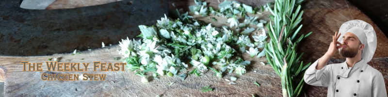 garlic chives on a chopping board