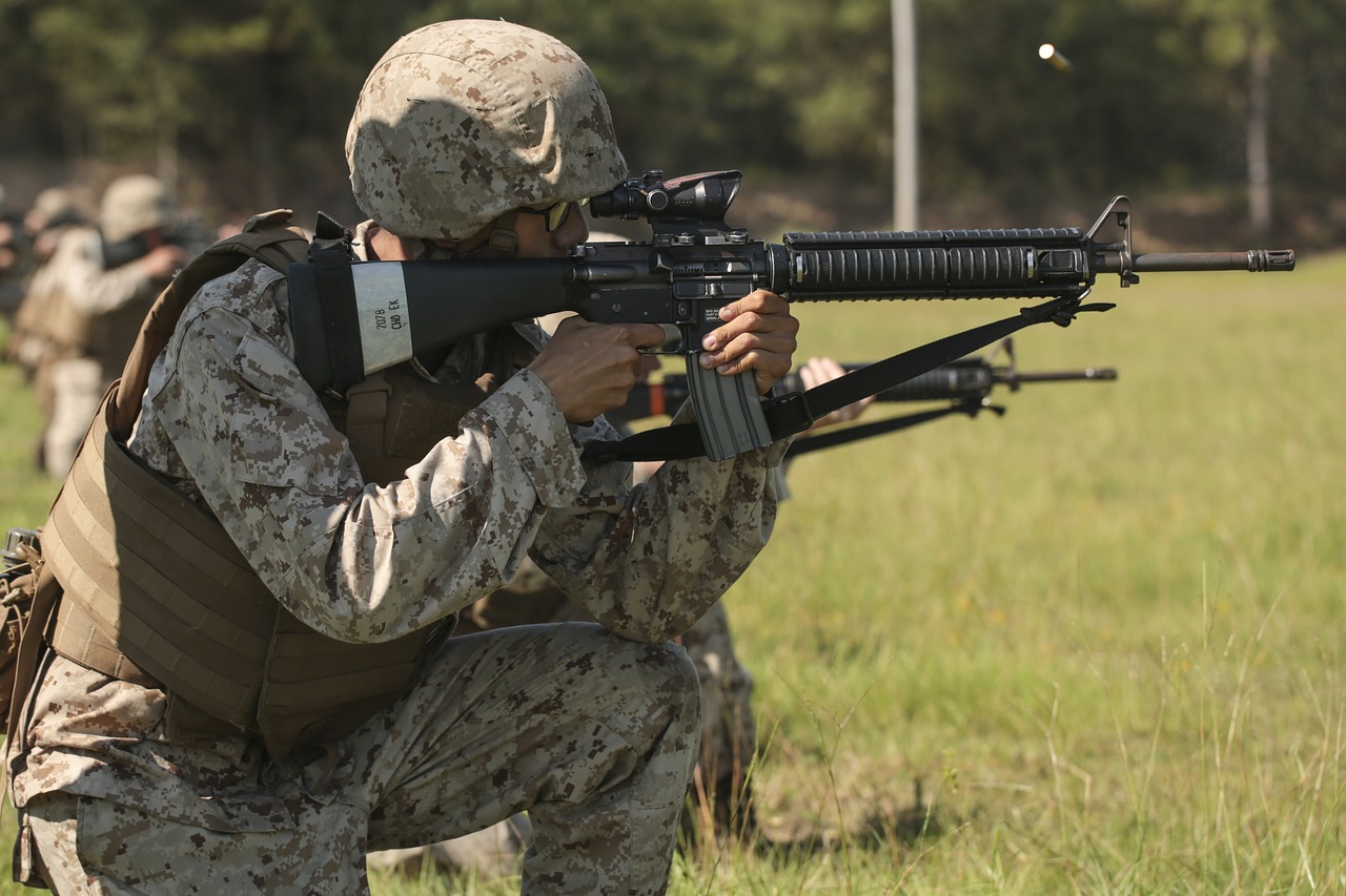 marines, soldiers, training